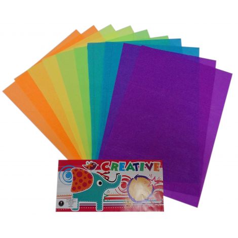 Papier dekoracyjny Noster Fluo Bibułka A4